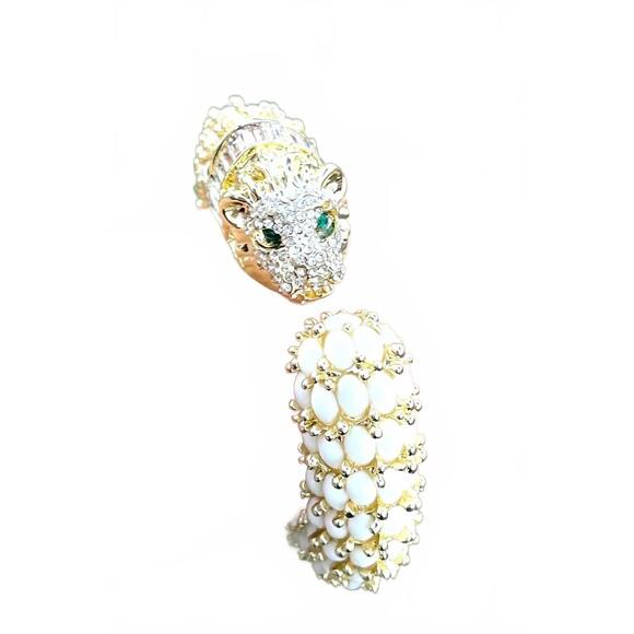 NEW GARLAND BAGS women's single leopard bracelet in white - Picture 3 of 3